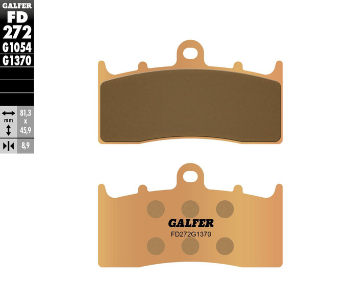 BRAKE PADS SINTERED FD272G1370 FD272G1370 image 1