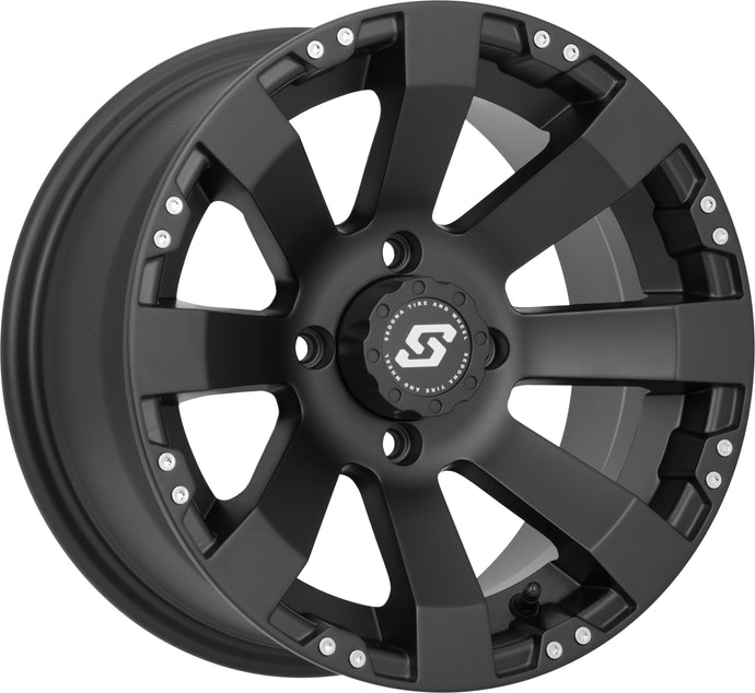 SPYDER WHEEL 14X7 4/137 5+2 (+10MM) BLACK A7547037-T-52S image 1
