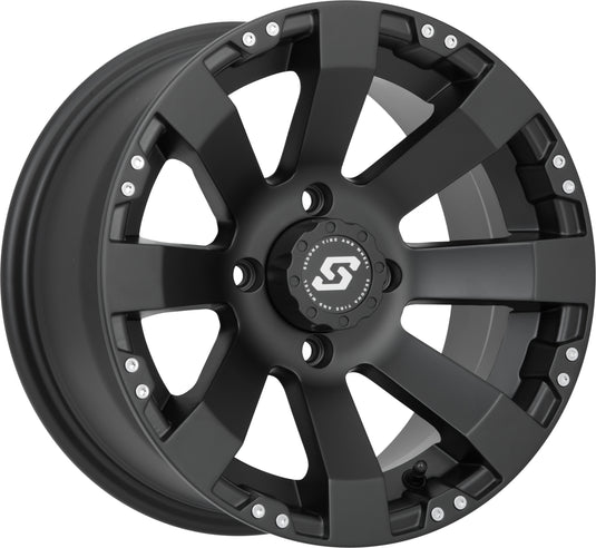 SPYDER WHEEL 14X7 4/137 5+2 (+10MM) BLACK A7547037-T-52S image 1