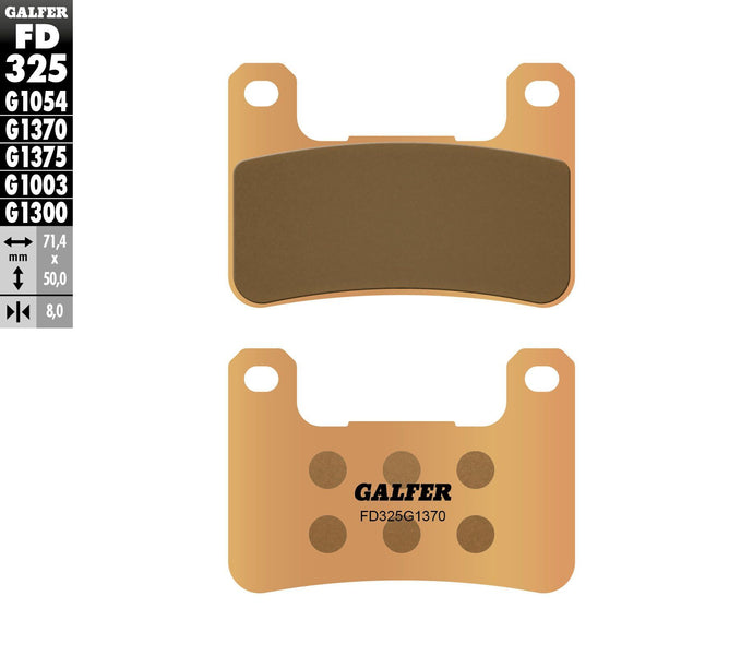 BRAKE PADS SINTERED FD325G1370 FD325G1370 image 1