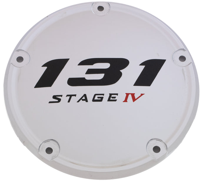 6   M8 SOFTAIL DERBY COVER 131 STAGE IV CHROME 131-05-67 image 1