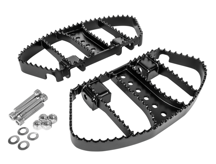 MX STYLE PASSENGER BOARDS BLACK FLT B13-1051B image 1