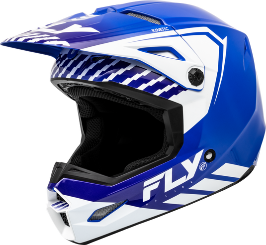 KINETIC MENACE HELMET BLUE/WHITE MD F73-8656M image 1