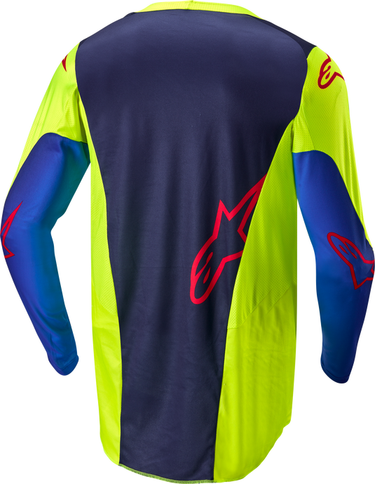 RACER HOEN JERSEY YELLOW FLUO/BLUE/NIGHT NAVY 2X 3761324-525-XXL image 2