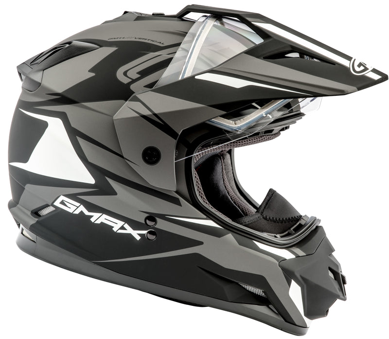 Load image into Gallery viewer, GM-11S DUAL-SPORT VERTICAL SNOW HELMET MATTE BLK/SIL 2X G2111458 F.TC-17 image 3
