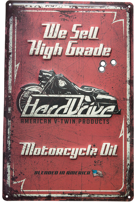 HARDDRIVE M/C OIL SIGN HARDRIVE OIL SIGN image 1