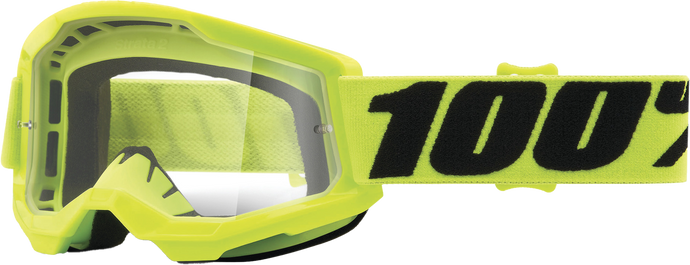 STRATA 2 JUNIOR GOGGLE FLUO YELLOW CLEAR LENS 50031-00003 image 1