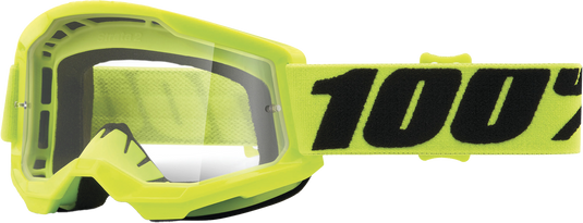 STRATA 2 JUNIOR GOGGLE FLUO YELLOW CLEAR LENS 50031-00003 image 1