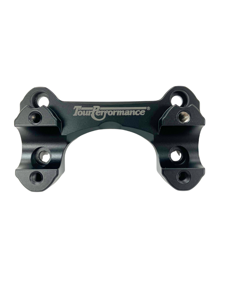 Load image into Gallery viewer, HANDLEBAR RISERS BLACK YAM HR09175 image 4

