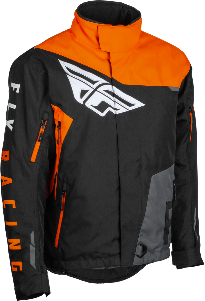 Load image into Gallery viewer, YOUTH SNX PRO JACKET BLACK/GREY/ORANGE YXS 470-4118YXS image 1
