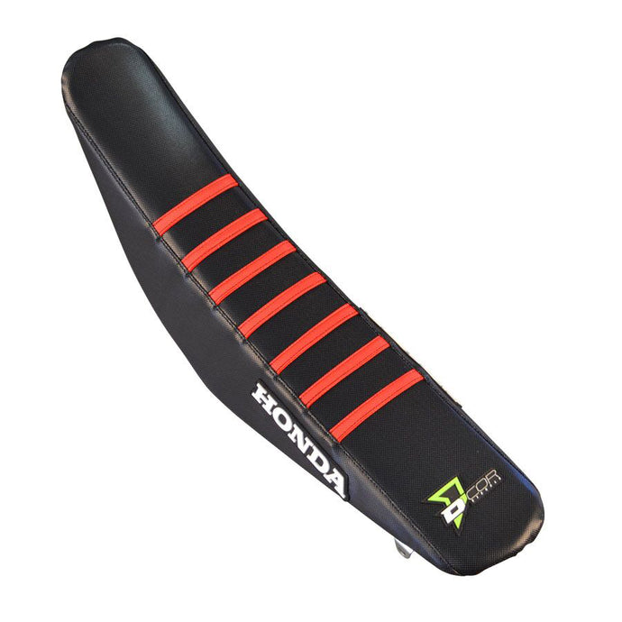 SEAT COVER BLACK/RED W/RIBS 30-10-461 image 1