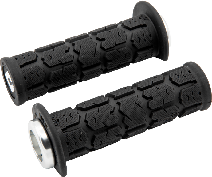 ATV/PWC ROGUE LOCKON GRIP 125MM BLACK/SILVER J33RGB-S image 1