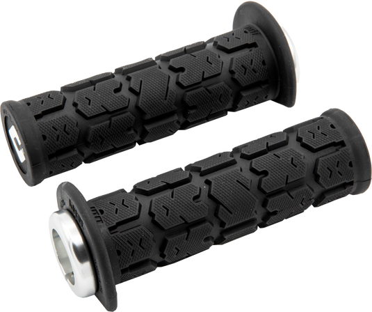 ATV/PWC ROGUE LOCKON GRIP 125MM BLACK/SILVER J33RGB-S image 1