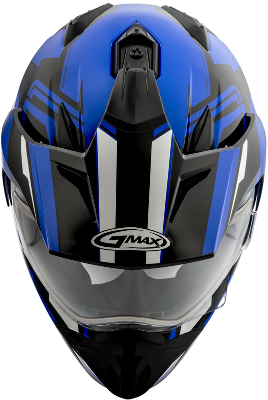 GM-11S DUAL-SPORT VERTICAL SNOW HELMET BLACK/BLUE MD G2111215 TC-2 image 5
