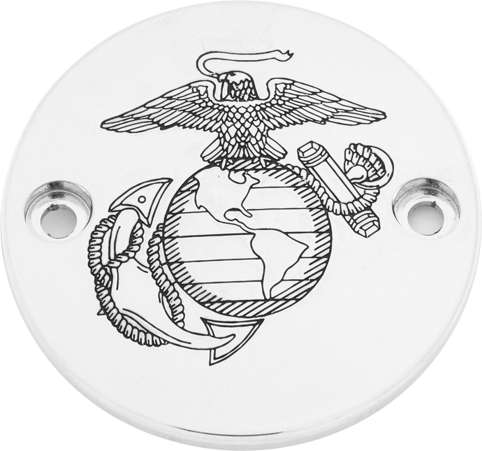 M8 TIMER COVER MARINE EGA CHROME MAR01-63 image 1