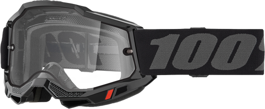 ACCURI 2 ENDURO MOTO GOGGLE BLACK CLEAR LENS 50015-00006 image 1