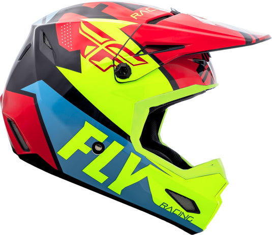 ELITE GUILD HELMET RED/BLUE/HI-VIS YS 73-8603-1-YS image 4