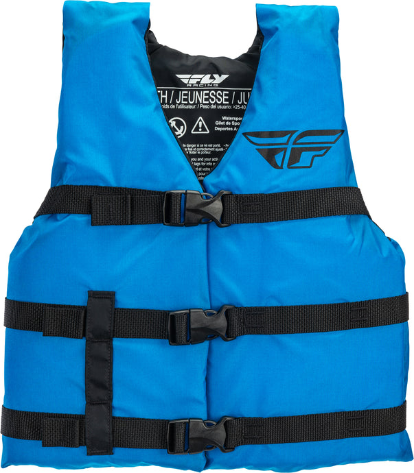 YOUTH NYLON VEST BLUE 112224-500-002-20 image 1