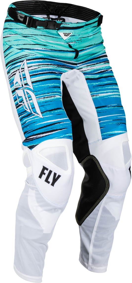 KINETIC MESH PANTS WHITE/BLUE/MINT SZ 34 376-32734 image 1