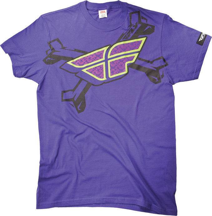 BONE-A-FIDE TEE PURPLE X 352-0098X image 1