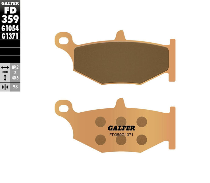 BRAKE PADS SINTERED FD359G1371 FD359G1371 image 1