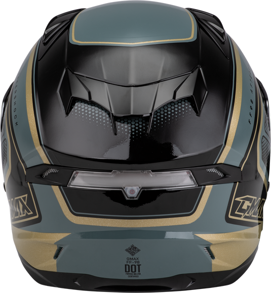 FF-98 AFTERSHOCK HELMET GREY/METALLIC GOLD 2X F19841028-ECE image 4