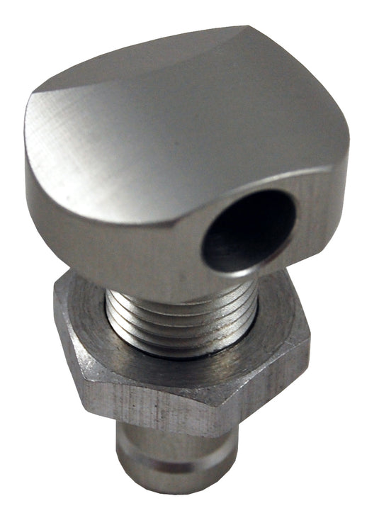 BILLET THRU-HULL WATER FITTING POLISHED 3/8