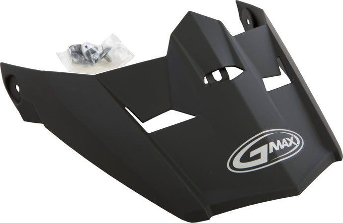 VISOR W/SCREWS UNCLE MX-46 MATTE BLACK XS-SM G046865 image 1