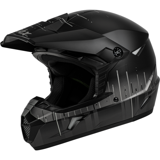 MX-46 FREQUENCY OFF-ROAD HELMET MATTE BLACK/GREY SM D3463074 image 1