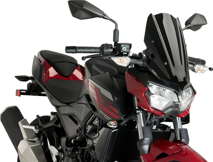 WINDSCREEN NAKED NEW GEN SPORT BLACK KAW 3548N image 1