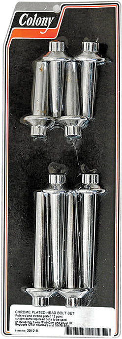 HEADBOLT KIT CHROME BT 92-16 AND XL 93-UP 2012-8 image 1