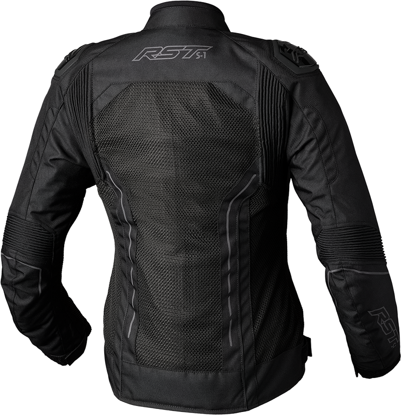 Load image into Gallery viewer, LADIES S1 MESH CE JACKET BLACK/BLACK TEXTILE SM 103118BLK-10 image 2
