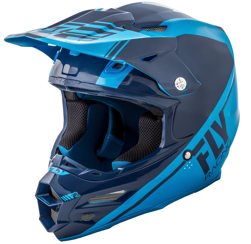 Load image into Gallery viewer, F2 CARBON REWIRE HELMET NAVY BLUE/LIGHT BLUE XS 73-4163-1-XS image 1
