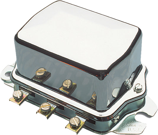 ELECTRO-MECHANICAL VOLTAGE REGULATOR 12V CHROME 201105C image 1