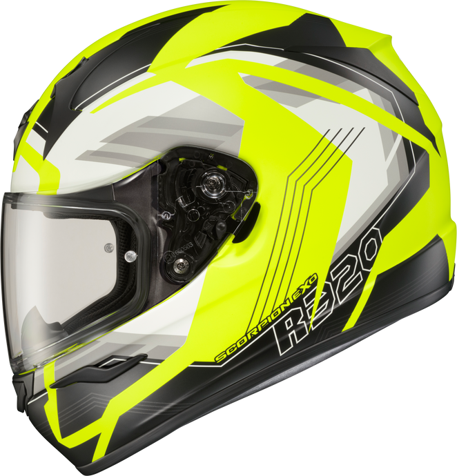 EXO-R320 FULL-FACE HELMET HUDSON HI-VIS MD 32-2014 image 1