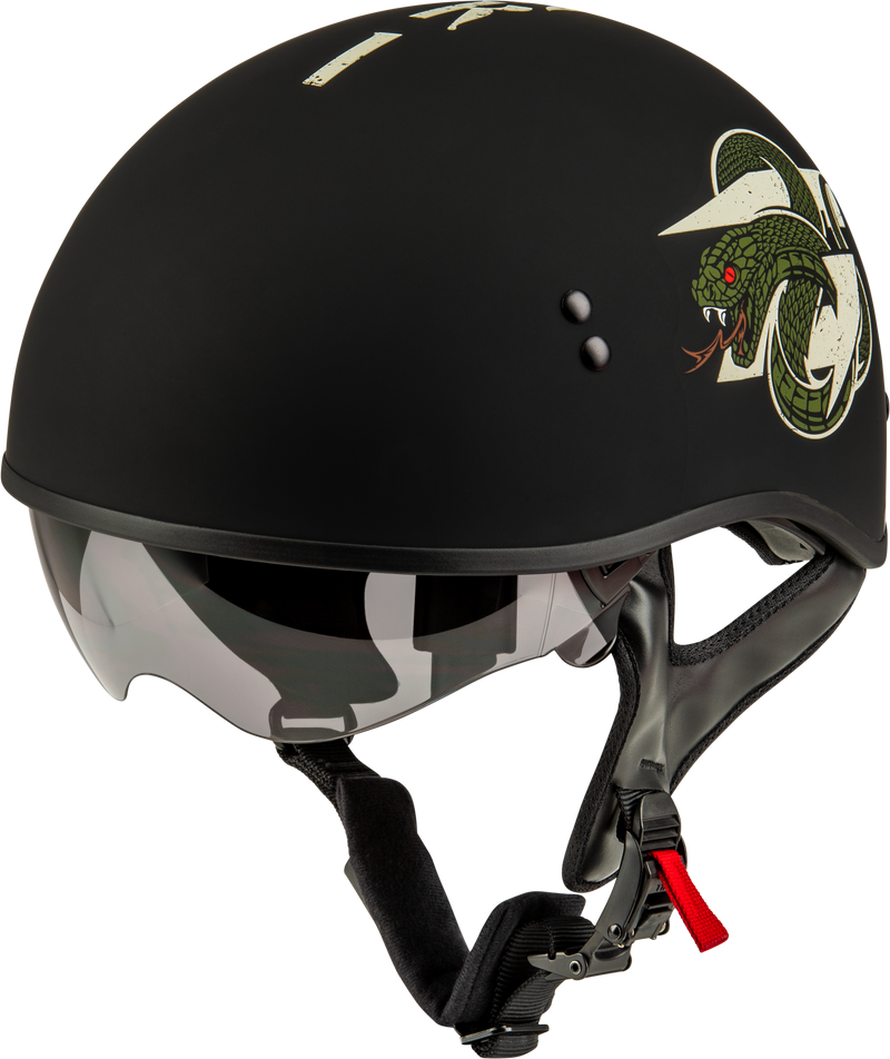 Load image into Gallery viewer, HH-65 DRK1 HELMET MATTE BLACK/BONE LG H165121046 image 2
