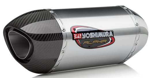 EXHAUST SIGNATURE ALPHA SLIP-ON SS-SS-CF 11100EM520 image 1