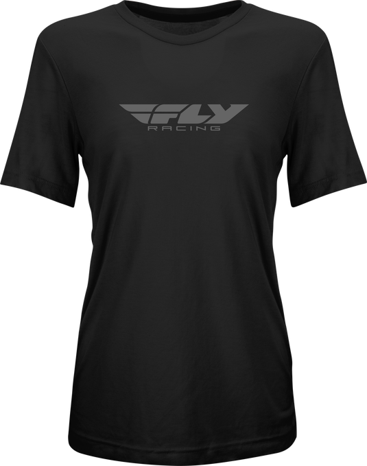WOMEN'S FLY ORIGIN CORP TEE BLACK/GREY LG 356-0100L image 1