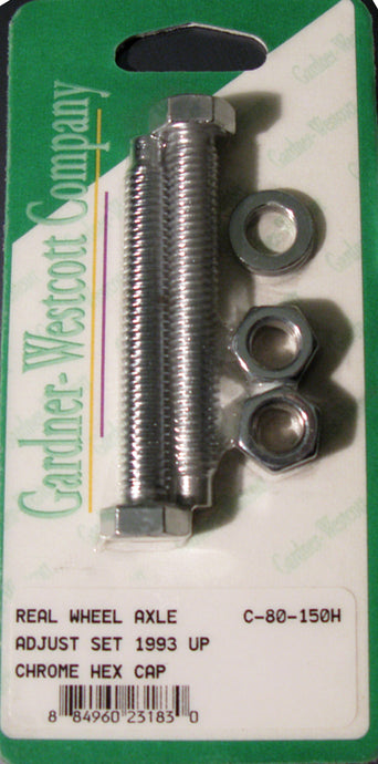 REAR WHEEL ADJUSTMENT BOLTS 93-07 SOFTAIL MODELS REAR C-80-150H image 1