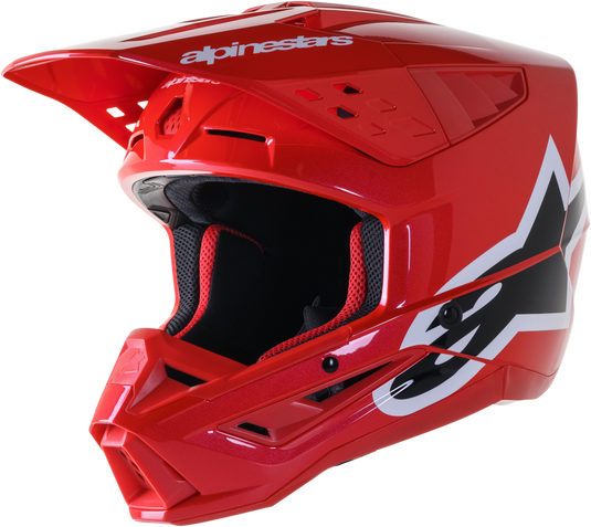S-M5 CORP HELMET BRIGHT RED GLOSSY MD 8306423-3010-M image 1