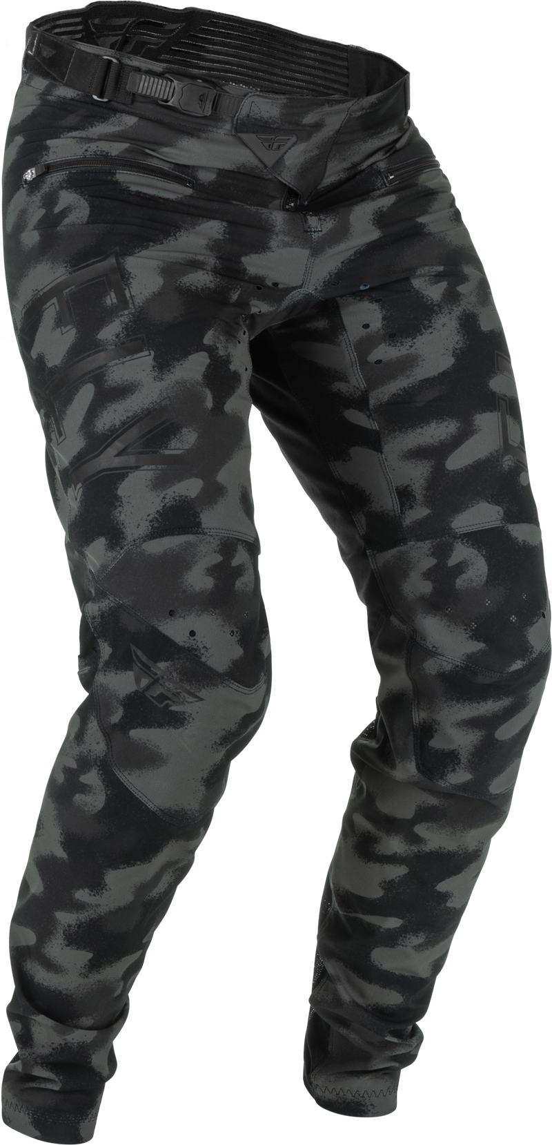 Load image into Gallery viewer, YOUTH RADIUM S.E. TACTIC BIKE PANTS BLACK/GREY CAMO SZ 20 375-04420 image 1
