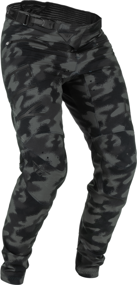 YOUTH RADIUM S.E. TACTIC BIKE PANTS BLACK/GREY CAMO SZ 20 375-04420 image 1