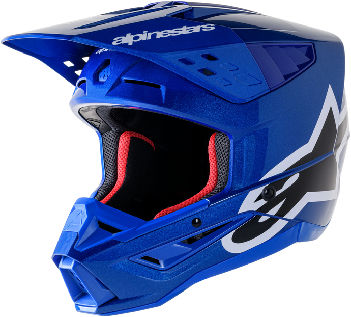 S-M5 CORP HELMET BLUE GLOSSY MD 8306423-7900-M image 1