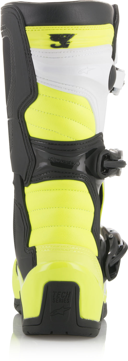 TECH 3S BOOTS BLACK/WHITE/YELLOW SZ 06 2014018-125-6 image 5