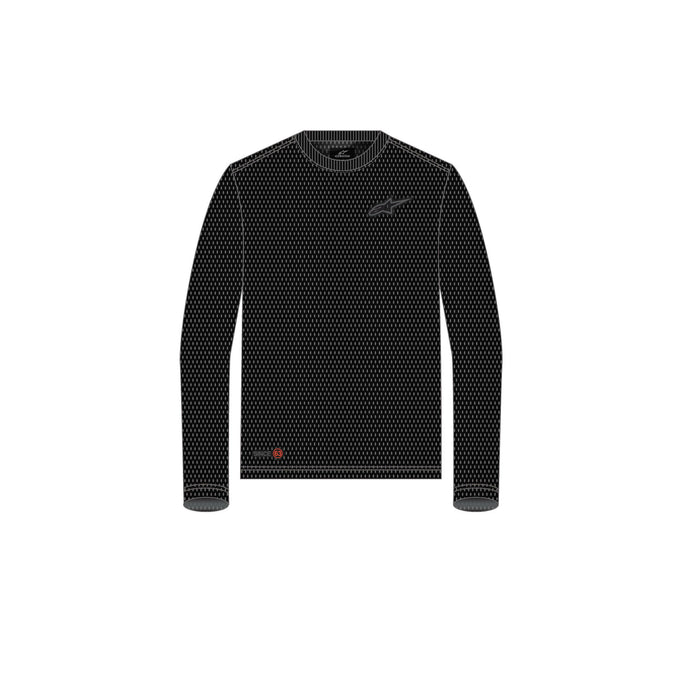 INCLINATE LS MESH TEE BLACK MD 1214-73500-10-M image 1