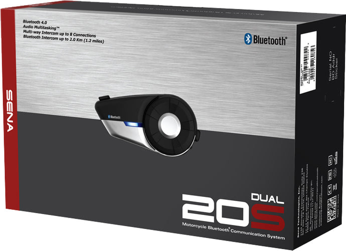 20S BLUETOOTH COMMUNICATION SYSTEM DUAL PACK 20S-01D image 1