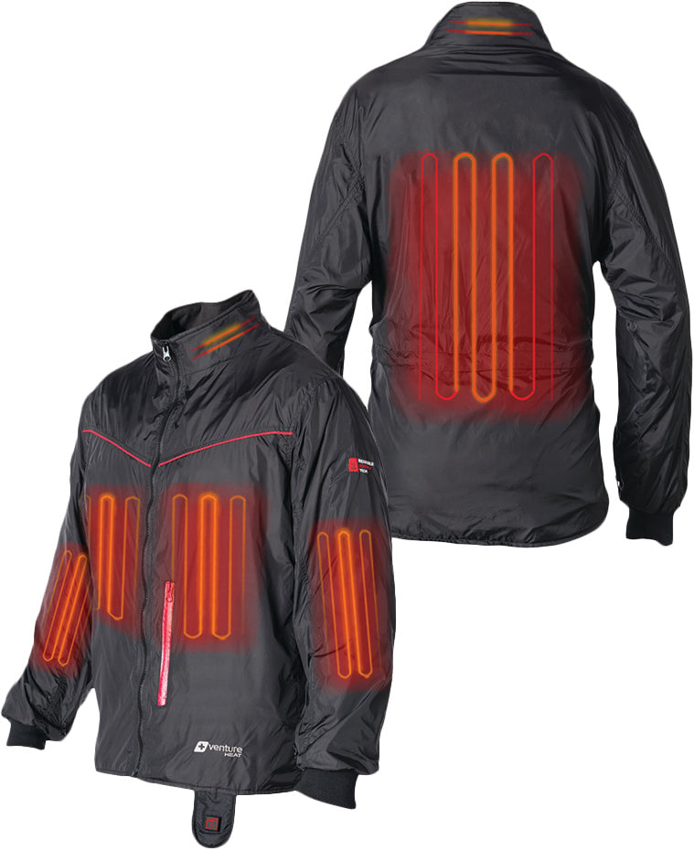 Load image into Gallery viewer, 12V HEATED JACKET LINER LITE BLACK M GT1650 M image 2
