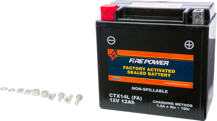 BATTERY CTX14L SEALED FACTORY ACTIVATED CTX14L-BS(FA) image 1
