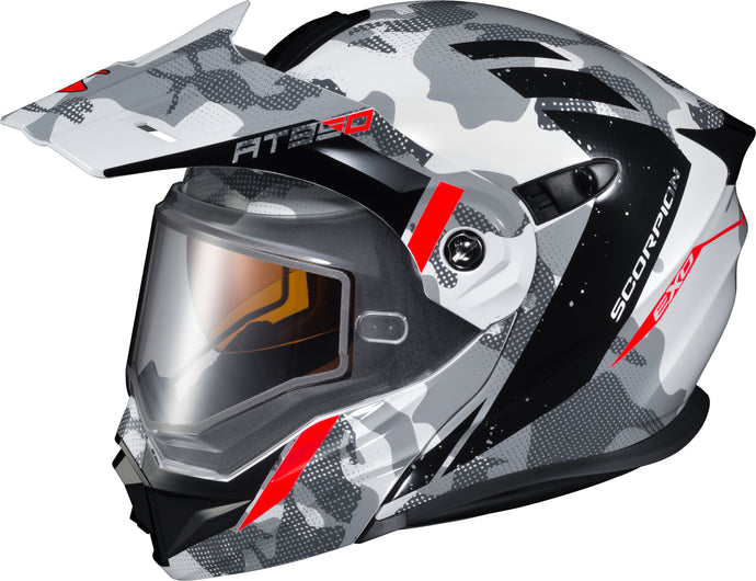 EXO-AT950 COLD WEATHER HELMET OUTRIGGER WHITE/GREY 2X (DUAL) 95-1627-SD image 1