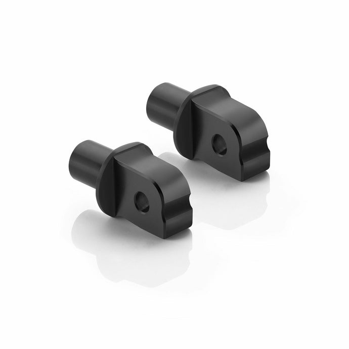 FOOTPEG MOUNT KIT PASSENGER BLACK PR PE858B image 1
